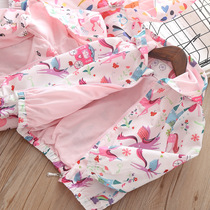 Foreign girl flower coat children cotton cartoon zipper small cardigan coat childrens coat 2020 Autumn New