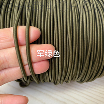 Imported high quality elastic rope 2 8-3mm rubber rope Latex elastic band Clothes hat pants waist epithelial rib rope 5 meters