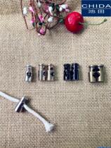 Metal rope fastener spring button to adjust the slip fastener high quality rope fixer clothing drawstring bell beer 2