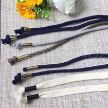 Clothing accessories Clothing hat rope Clothing waist rope cotton rope flat rope round rope waist rope pants rope with bell hoist