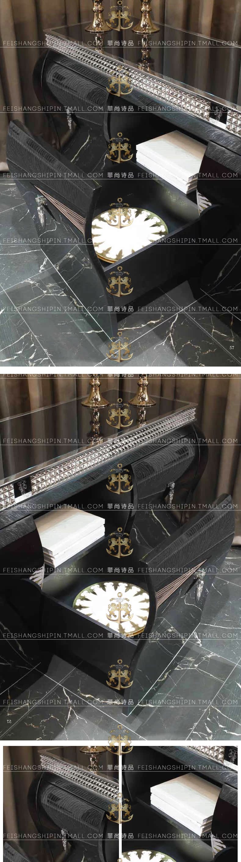Mái hiên sau hiện đại tủ khóa ánh sáng màu đen Hồng Kông phong cách tối giản nhà hàng bên tủ tủ gỗ lưu trữ tùy chỉnh đồ nội thất - Bàn / Bàn bàn gỗ cổ điển
