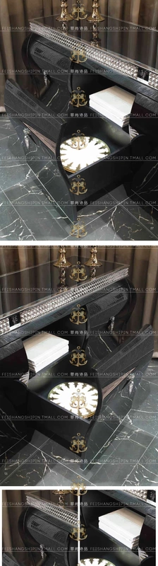 Mái hiên sau hiện đại tủ khóa ánh sáng màu đen Hồng Kông phong cách tối giản nhà hàng bên tủ tủ gỗ lưu trữ tùy chỉnh đồ nội thất - Bàn / Bàn bàn ghế gỗ hương tân cổ điển	