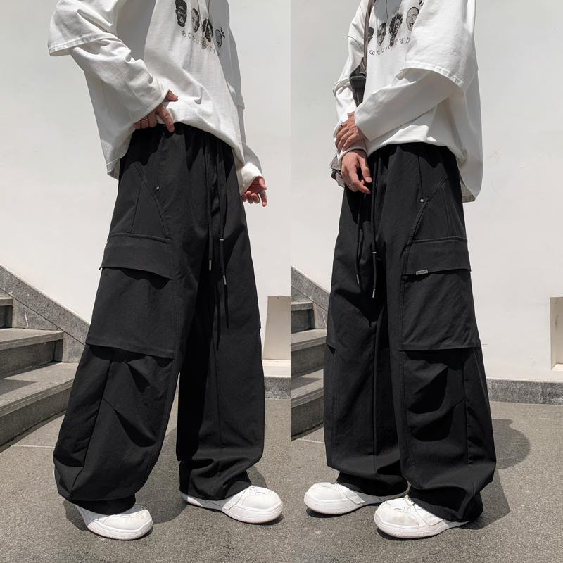 Yitong Boutique Children's Clothing 2026 Autumn Collection Boys' Multi-Pocket Washed Denim Cargo Pants Long Pants Yitong Boutique Children's Clothing 2026 Autumn Collection Boys' Multi-Pocket Washed Denim Cargo Pants Long Pants