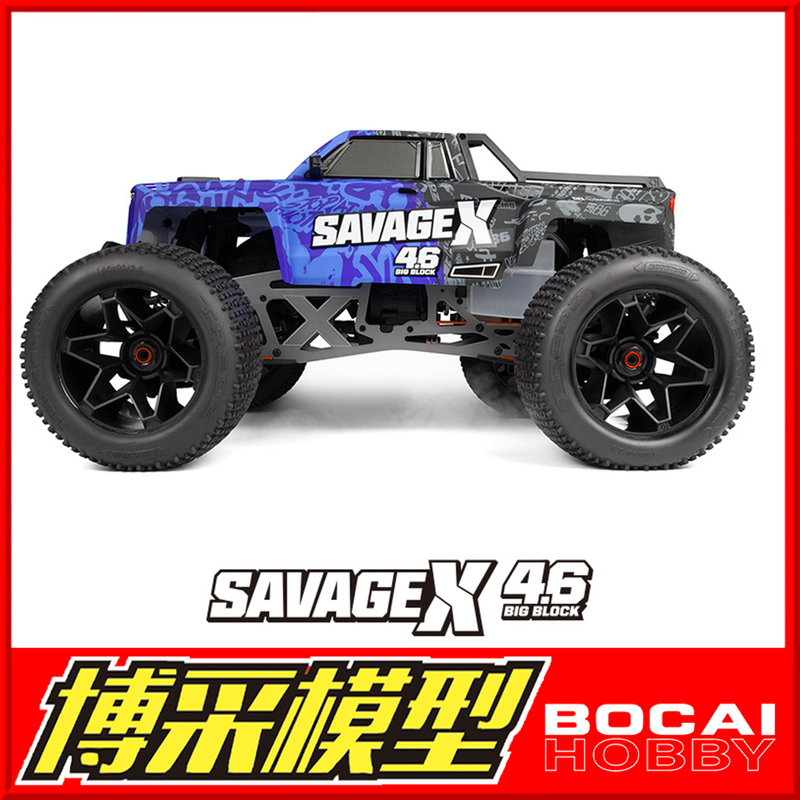 Hpi Savage X 4.6 /5.9 Methanol-Powered Four-Wheel Drive Monster Truck 160585 160586 in Stock for Sale