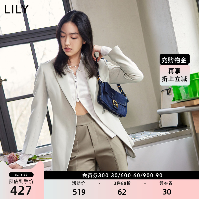 LILY2022 Spring new love deduction for skinny commute small suit jacket woman
