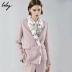 Lily Lily cửa hàng giảm giá chính thức 2020 quần áo nữ mùa thu Lily eo thon vừa vặn blazer 120119C2923 - Business Suit