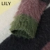 LILY2019 mùa đông mới của phụ nữ màu sắc phù hợp với áo len thả lỏng tay áo len áo len 119410B8714 - Áo / áo thun