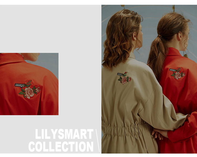 [SMART Series] Lily mới của phụ nữ phần eo ngắn áo 117349C1914 áo khoác nữ đẹp
