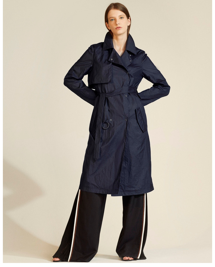 Lily mùa thu mới của phụ nữ áo gió dài áo gió áo gió 117300C1219 áo cardigan nữ