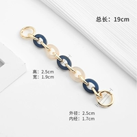 4 прямая золотая депрессия синий (длиной 19 см)