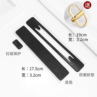 Черный набор из трех частей (Litchi Pattern) [Золотая пряжка для модификации]