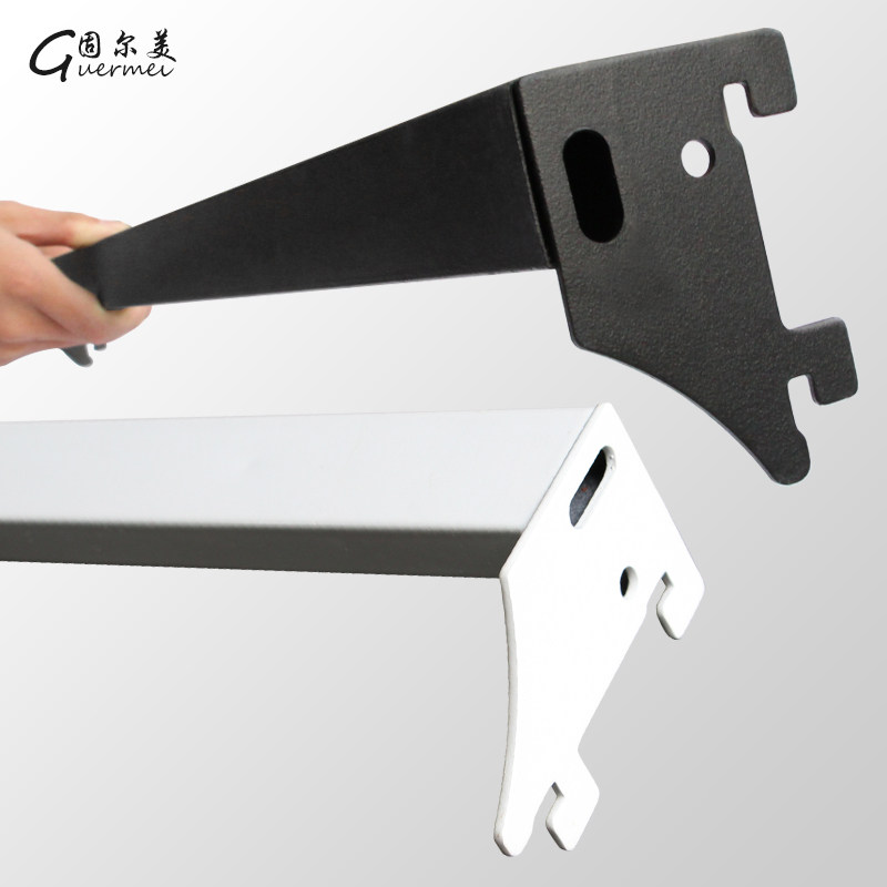 [USD 7.46] Supermarket shelves cross beam black and white bar