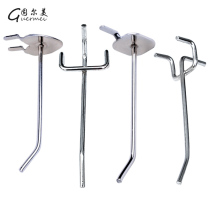 Hole board hook Hardware hook Hanging board hook Mobile phone jewelry accessories hook Three-legged hook Shelf hook