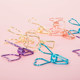 Creative Hollow Photo Clip Mini Fish Clip Cork Board Decorative Bill Clip Metal Plating Ins Fish Tail Clip
