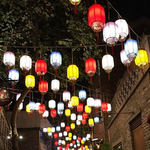 Outdoor waterproof Chinese antique sheepskin winter melon lantern Festival decoration palace lamp custom advertising Palace lamp red lantern