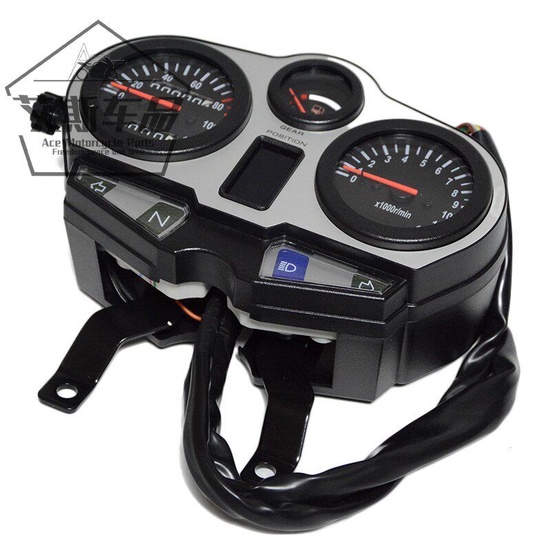 Applicable luxury Suzuki locomotive drill leopard HJ125K silver leopard HJ125-7 meter assembly Mimitable meter oil meter