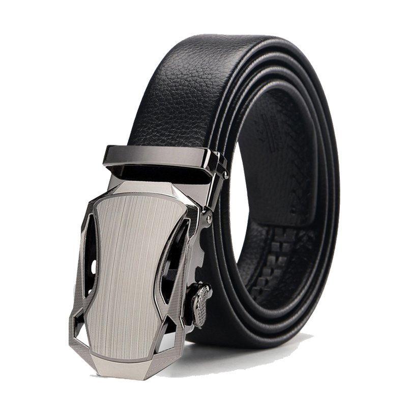 Aurora Sports CarBelt male quality goods Automatic buckle Trendy man youth Korean version trend student Young and middle-aged old age belt leisure time business affairs young