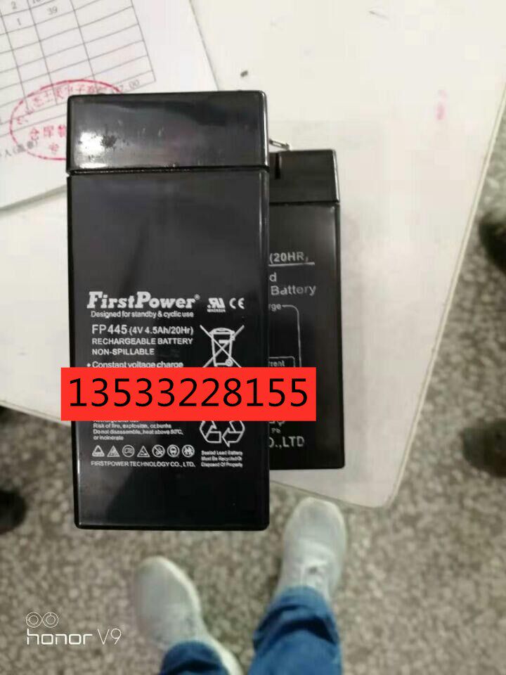 One electric FirstPower battery FP445 electronic scale platform scale pricing scale battery 4V4 5AH 20hr