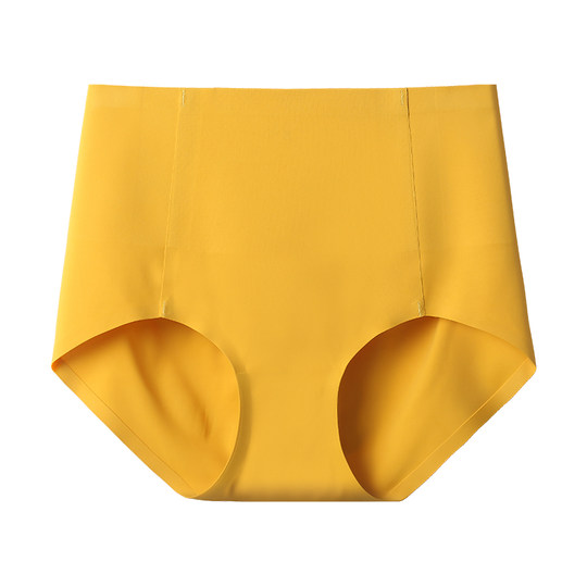 Women's Summer Mid-Waist Thin Seamless Tummy Control Underwear, Visually Slimming, Butt-Lifting, Anti-Roll, Tummy-Tucking, Breathable and Shaping