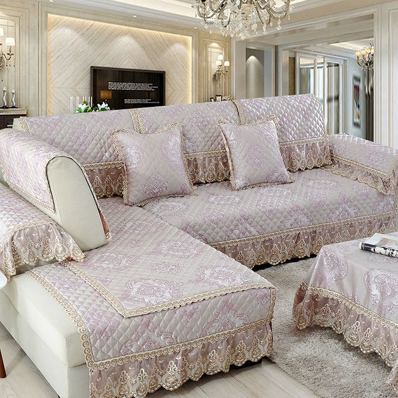 Non-slip sofa, modern cloth, individual pillow, simple and elegant design