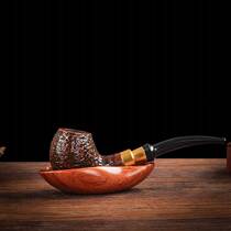 Mahogany pipe rack unit storage rack pipe rack display rack portable solid wood pipe accessories base bracket