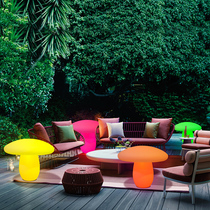  Plug-in lamp Mushroom lamp Solar outdoor garden lamp Lawn lamp Landscape lamp Outdoor ground lamp luminous mushroom plug-in