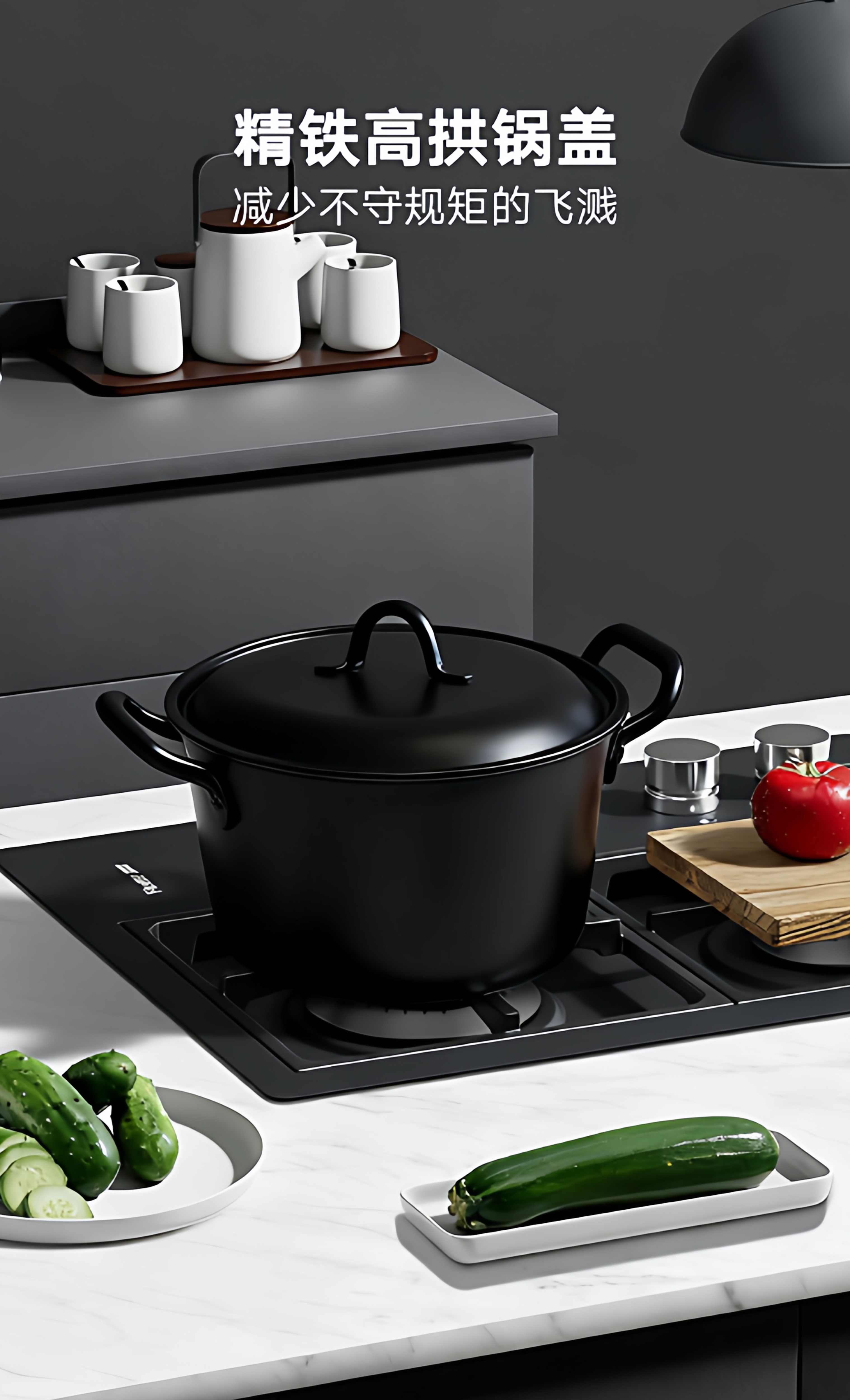 Фритюрница 利快日本进口油炸锅家用小型家庭版大容量加深新型防溅油炸锅带盖