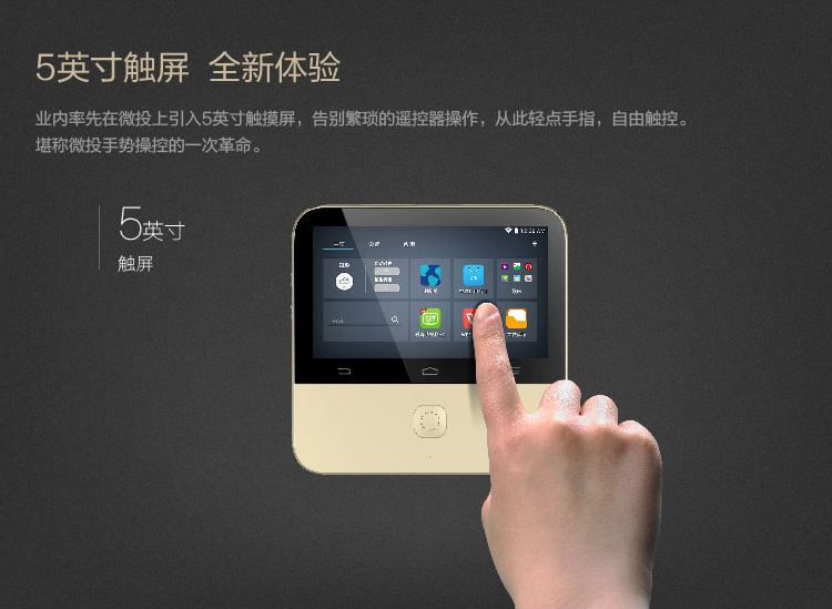 Máy chiếu văn phòng mini ZTE / ZTE Spro2 tại nhà HD / Máy chiếu LED điện thoại di động WiFi spike