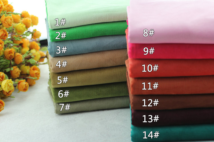 14 màu vải bông vải to sợi vải to sợi mịn quần vải to sợi vải to sợi gối DIY quần áo vải - Vải vải tự làm vải dạ ép