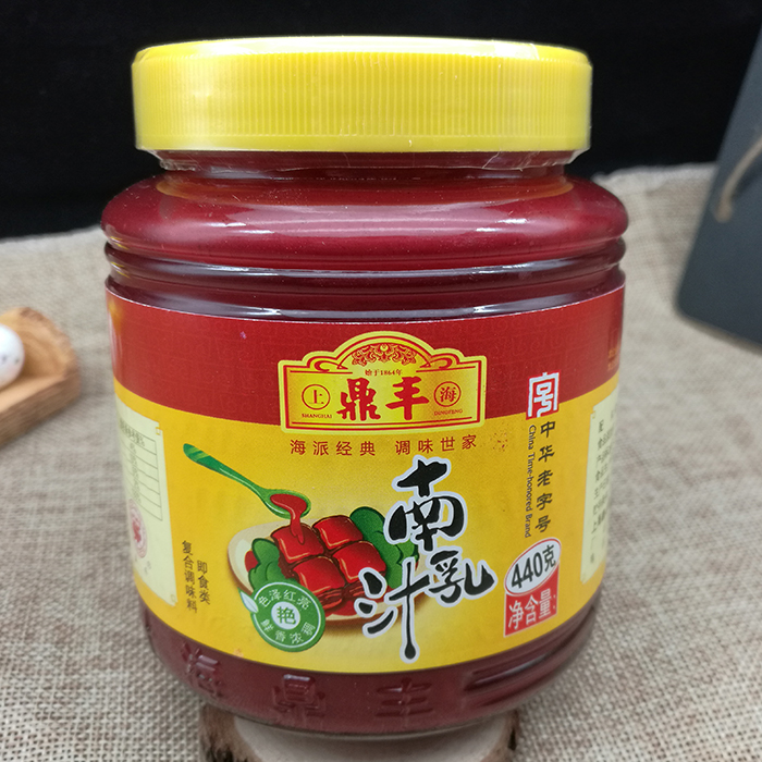 Shanghai Dingfeng South milk coloring 440g bottle no tofu block Commercial braised pork button meat hot pot seasoning
