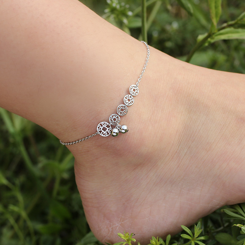 Bracelet de cheville Femme en Argenterie - Ref 3102306 Image 9