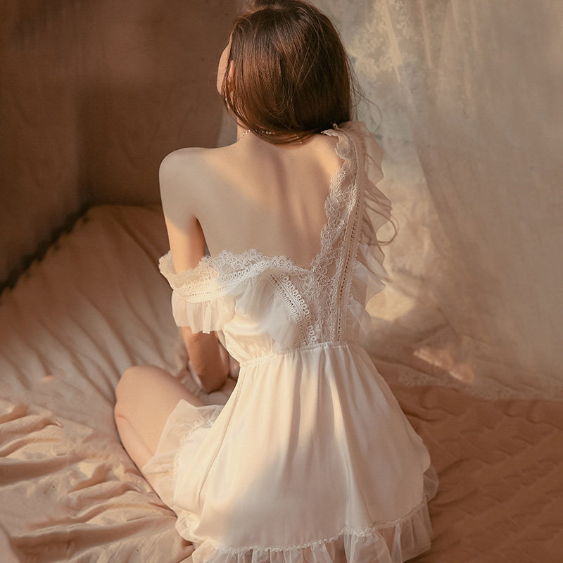 Coy Kiss sexy sleepwear fire hot female lace harness Sleeping dress 2022 Summer New interest Temptation Pure Desire