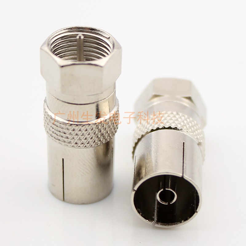 Manufacturer direct sales thread Yingmade F head revolution RF mother cable TV Goethe set-top box conversion adapter-Taobao