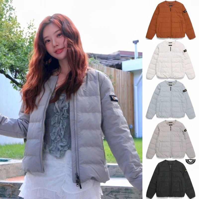 National Geographic 24Heron Women's Hungarian Goose down Lightweight U-Neck Windproof and Waterproof Lined down Jacket