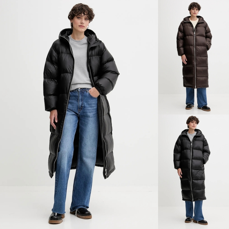 Ultra-Light 90% Down, Weighs Nearly 400g! Authentic Tommy Hilfiger 25-Style Lightweight, Fluffy, Extra-Long down Jacket Ultra-Light 90% Down, Weighs Nearly 400g! Authentic Tommy Hilfiger 25-Style Lightweight, Fluffy, Extra-Long down Jacket