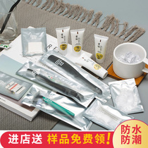 Hotel supplies disposable toothbrush toothpaste set home hospitality hotel room B & B 2-in-1 dental gear