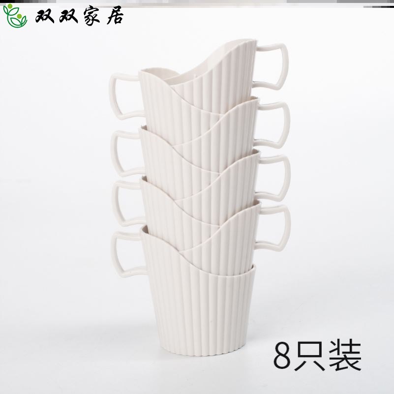 ) cup holder high-grade tea anti-scalding heat insulation creative one-time thickening disposable cup holder cup holder paper cup plastic