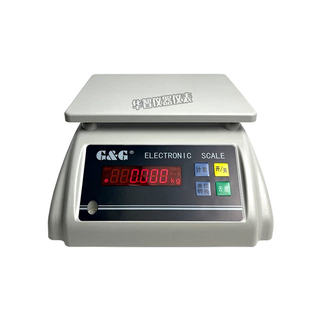 Shuangjie Electronic Scale E6Ks Waterproof and Moisture-Proof Weighing Scale with Double-Sided Display for Food, Seafood, Market, and Restaurant Use