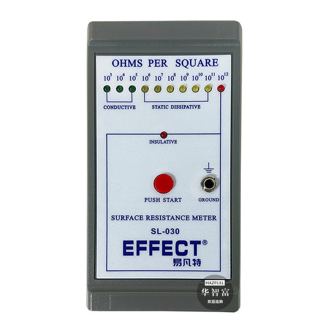 Surface Resistance Tester Sl-030 Anti-Static Impedance Meter Conductive Body Insulator Electrostatic Detection and Measurement Instrument