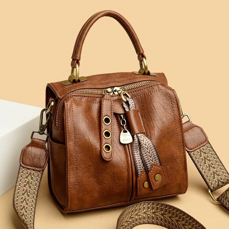 Boston bag, one-shoulder bag, shoulder bag, universal pillow, genuine leather