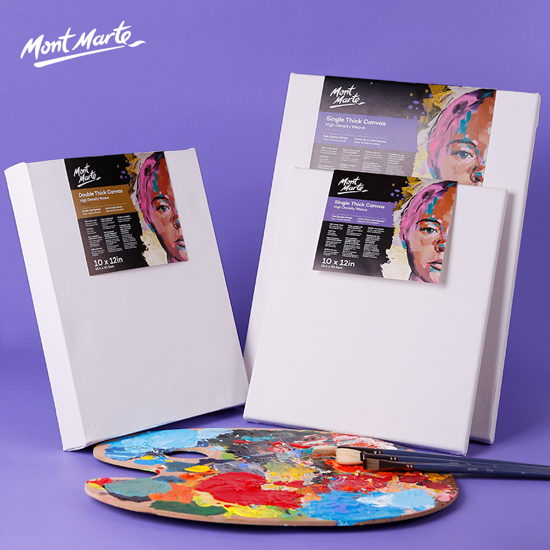 Monmarte oil canvas wholesale propylene canvas frame canvas plate painted canvas cotton large oil picture frame 380g