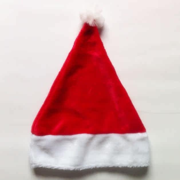 Christmas old man hat children kid baby boy Christmas hat plush red Christmas decoration hat special price clear cabin cap