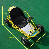 168CC nhỏ drift kart ngoài trời xe máy bãi biển cạnh tranh xe thép trôi dạt DIY sửa đổi kart xe đạp điện trẻ em