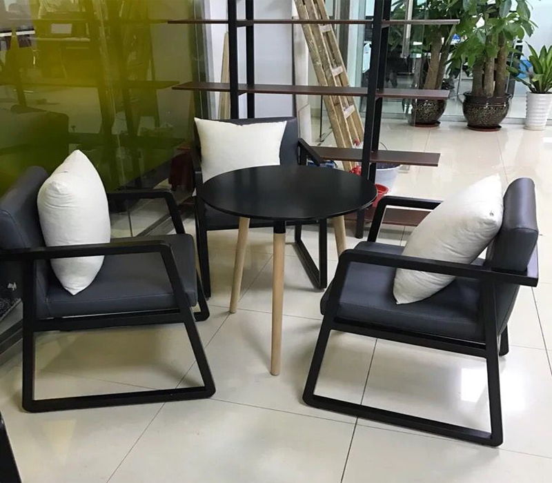 Modern fashion wrought iron dining chair office chair computer chair negotiation sofa coffee chair creative sofa presidential leisure chair