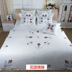 Flower giường khâu 5 gia đình bốn gối bông trắng áp dụng một tấm 1.8m đôi 1,5m - Bộ đồ giường bốn mảnh gối mền 2 trong 1 Bộ đồ giường bốn mảnh