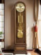 New Chinese-Style European Large Clock, Retro Polaris Vertical German Heimler Floor Clock, Living Room Home Large Pendulum Clock