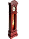 Vertical Clock, Mechanical Table Clock, European-Style Floor Clock, Small Living Room Standing Clock, Chinese-Style Retro Solid Wood Household Clock
