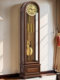 New Chinese-Style European Large Clock, Retro Polaris Vertical German Heimler Floor Clock, Living Room Home Large Pendulum Clock