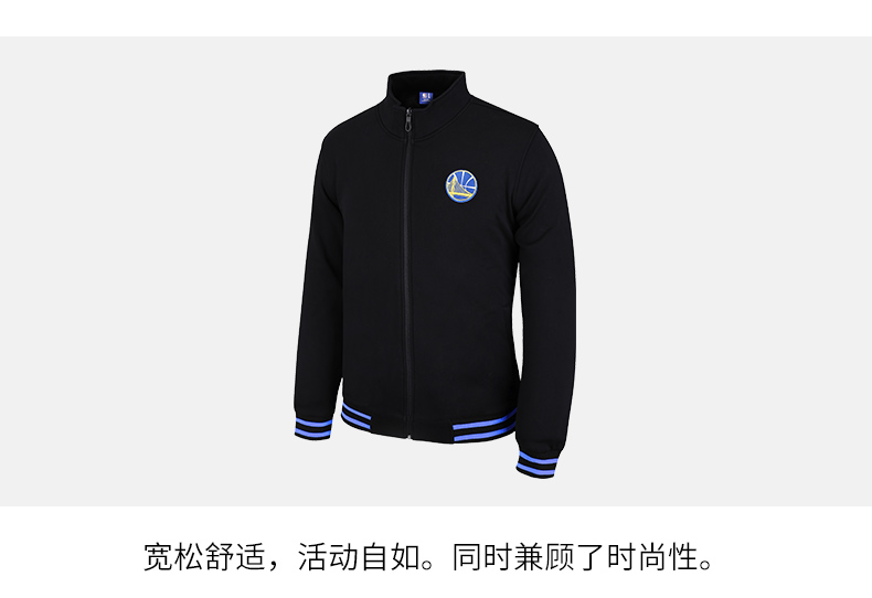 Áo khoác bóng chày cho nam NBA Warriors Compass Series - Áo khoác thể thao / áo khoác ao khoác adidas