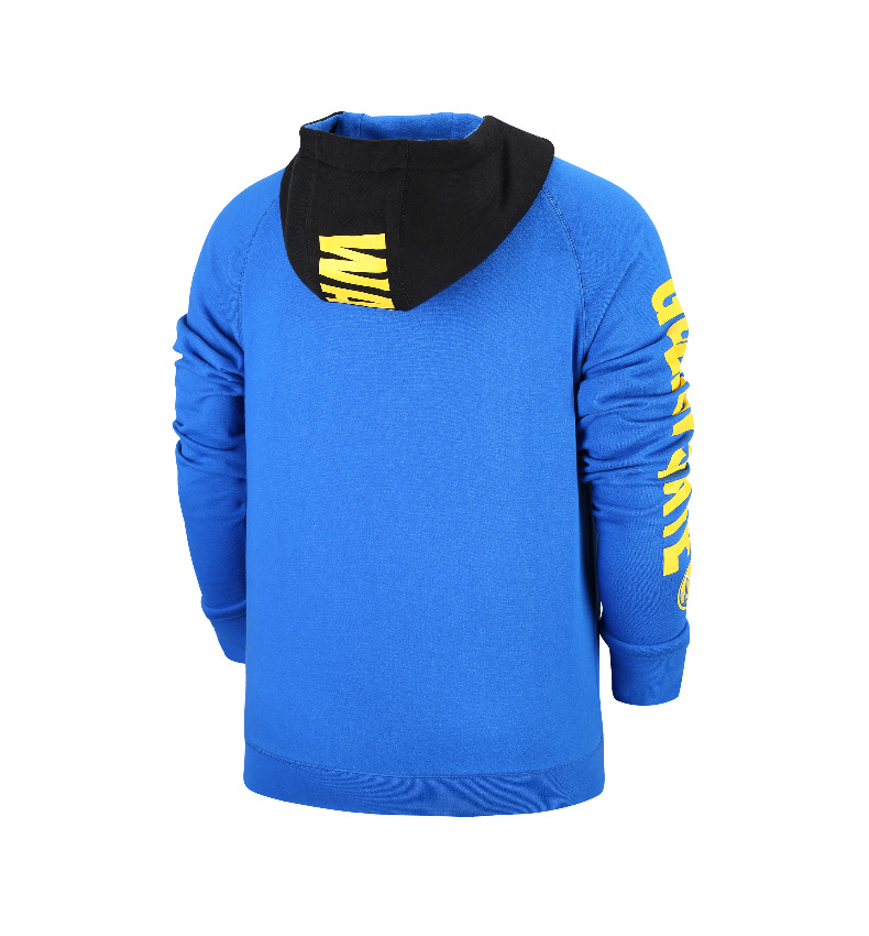 Thời trang NBA Warriors lông cừu ấm áp áo khoác trùm đầu áo khoác nam - Áo khoác thể thao / áo khoác áo khoác the thao adidas
